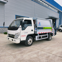 Camion compacteur de déchets Foton 4x2, 5,8 m³, diesel, pour la collecte des déchets résidentiels