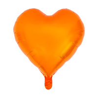 Ballons en aluminium solides en forme de cœur de 18 pouces pour mariages, anniversaires, Saint-Valentin, décorations de fête - Vente en gros