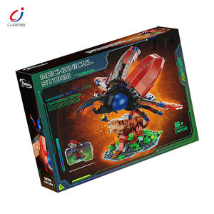 Set <span class=keywords><strong>de</strong></span> Bloques <span class=keywords><strong>de</strong></span> Construcción <span class=keywords><strong>de</strong></span> Insectos Chengji, Decoración Creativa, Simulación, Cognición, Educación, Juguetes <span class=keywords><strong>de</strong></span> Animales Mecánicos - Product Image 5