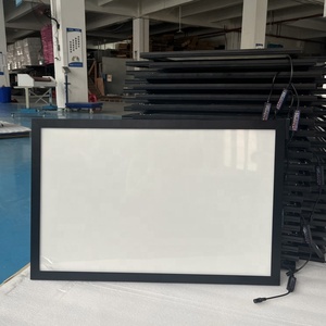 Marco <span class=keywords><strong>de</strong></span> Fotos con Retroiluminación LED LUZ <span class=keywords><strong>de</strong></span> 18"X24", Caja <span class=keywords><strong>de</strong></span> Luz para Carteles, Marco <span class=keywords><strong>de</strong></span> Fotos <span class=keywords><strong>de</strong></span> Aluminio con Cierre a Presión, Exhibición Publicitaria <span class=keywords><strong>de</strong></span> Pared (Negro) 12-33W - Product Image 1