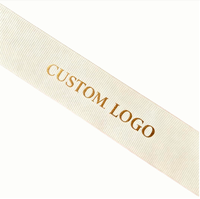Ruban gros-grain imprimé en polyester à bords tissés, OEM d'usine, avec logo et couleur personnalisés, pour emballage cadeau, boîte, gâteau, fleur, et ruban de fixation
