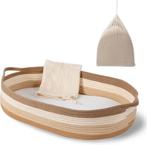 Cesta de Almacenamiento de Pañales <span class=keywords><strong>para</strong></span> Bebé de Tela Suave, <span class=keywords><strong>para</strong></span> Cómoda de Bebé, Cesta de Transporte Portátil <span class=keywords><strong>para</strong></span> Bebés - Product Image 1
