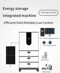 Sistema de Almacenamiento de Energía <span class=keywords><strong>Fotovoltaica</strong></span> Híbrido de 11KW, Fuera de la Red, con Baterías LiFePO4 Apilables de 220V - Product Image 4