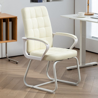 Chaise de bureau confortable en cuir PU de qualité supérieure, chaise d'ordinateur ergonomique avec appui-tête pour espace de travail