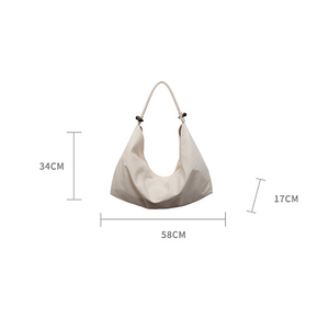Sac messager HOBO pour femme en nylon et polyester, style bouddhiste, avec fermeture éclair, imperméable, décontracté, personnalisable avec logo, petite série privée - Product Image 6