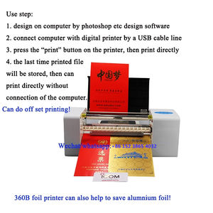Máquina de estampación para impresora digital, material de hoja de AMD--360B, papel de tarjeta, pvc - Product Image 3