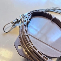 Pêne de chasse en acier inoxydable pour sangliers et rongeurs, haute tension, pédale de 9 pouces, force de traction de 125 kg, écologique