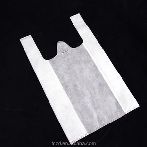 Fabricants T-shirt non tissé Sacs à vêtements Sacs à provisions Sacs de gilet non tissés portables - Product Image 4