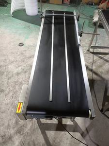 120W Lebar Dapat Disesuaikan Tinggi Karet Hitam Hijau Belt Conveyor - Product Image 4