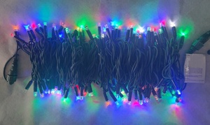 10M100L cuatro colores + flash blanco Alambre de goma Cadena de Luz Jardín interior y exterior decoración del hogar - Product Image 3