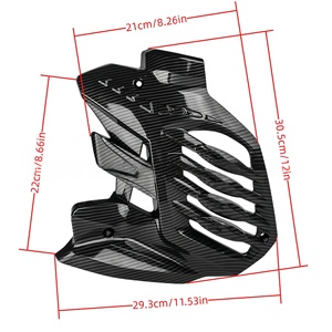Accesorio Para Moto, cubierta de radiador de motocicleta, adecuada para modificación de tapa de radiador Yamaha NMAX155 20-23 - Product Image 2