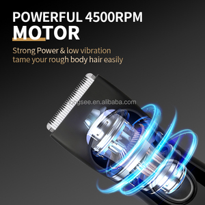 Rasoio Elettrico per il Corpo da Uomo OEM ODM, Preciso e Delicato, Senza Fili, Impermeabile, con Lame in Ceramica e LED, per Barba e Peli del Corpo - Product Image 2