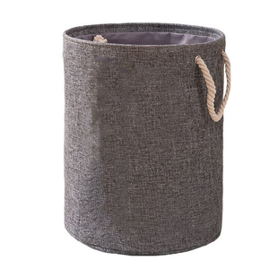 Cesto per Bucato Pieghevole in Poliestere di Grande Capacità con <span class=keywords><strong>Design</strong></span> Portatile con Manico in Corda di Cotone, Utilizzato per Conservare Vestiti Sporchi - Product Image 1