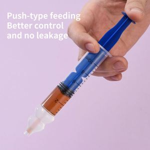 Irrigateur nasal pour bébé, nettoyeur de nez portable pour nourrissons, dispositif de rinçage, utilisation plus sûre, 2 seringues en silicone + PP, motif floral, modèle 823 - Product Image 2