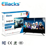 TV LED Pintar Tanpa Bingkai Mewah 55 Inci Layar Penuh Ultra HD 4K Dukungan Android OEM ODM TV Kamar Mandi Bersertifikasi FCC CE