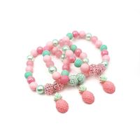 2024 mignon lapin pendentif perlé étudiant Bracelet filles bricolage nom amitié Bracelet nouveau Style coréen bracelets