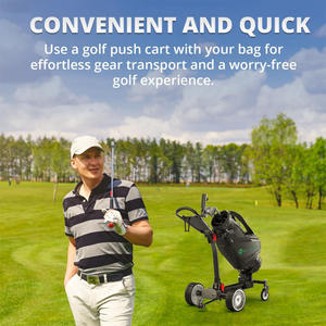 Hoogwaardige Woaher EST3 Elektrische Golfkar 500W Dubbele Motor Afstandsbediening Aluminium Bagagekar 30kg Draagvermogen 6km/u Snelheid - Product Image 6