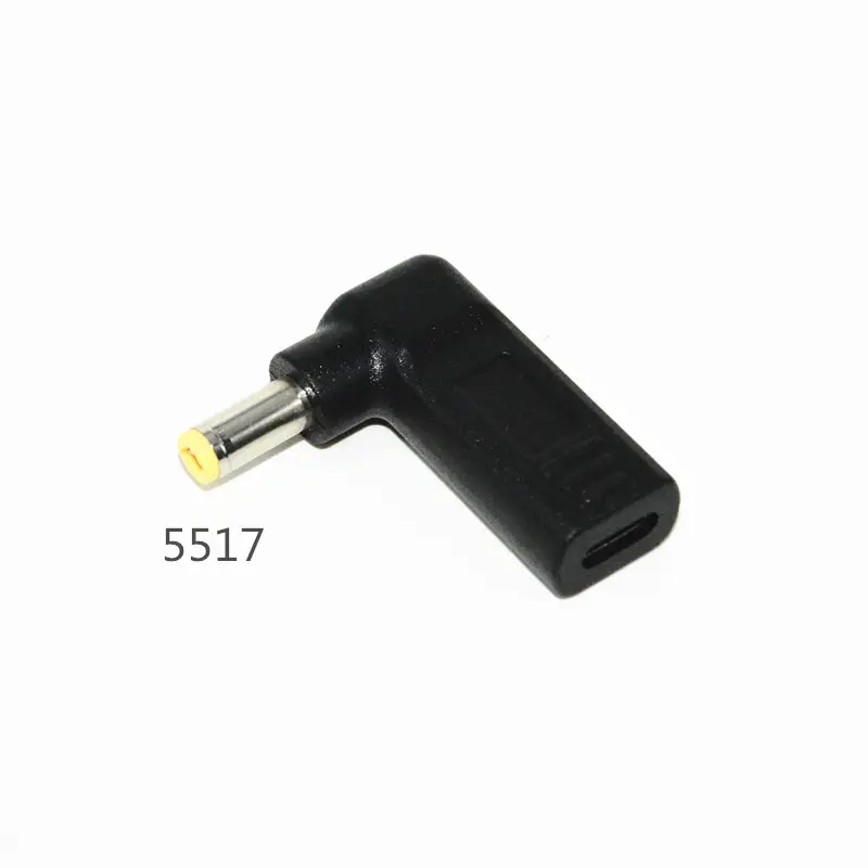 Laptop Power Adapter Connector Dc Plug USB Type C Female to Universal Male Jack Converter Charger
