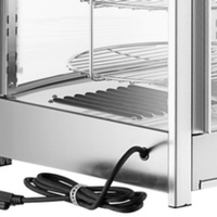 Nouvelle vitrine chauffante pour pizzas Marupin MLP-010 en acier inoxydable 8L, électrique, facile à nettoyer, pour la restauration, les restaurants, les snack-bars