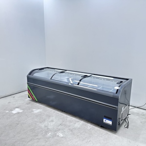 Congelador Comercial Combinado Tipo Isla, Estándar Europeo, para Exhibición de Alimentos Congelados, Equipo de Cocina para Tiendas Europeas, Congelación Horizontal Profunda - Product Image 5