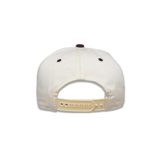 Casquette de baseball sportive en coton à 5 panneaux, personnalisée avec logo brodé et lettres imprimées en relief, bicolore, ajustable, haute qualité - Product Image 3