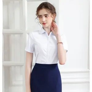 Big Supplier Manufacturer Professional Production Formal Unique Office Blouse for Sales Ladies