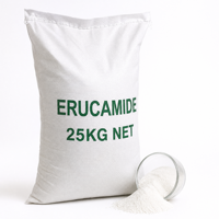 Erucamida en Polvo y Perlas, Agente Deslizante de Doble Forma, Amida del Ácido Erucíco CAS 112-84-5 para Inyección y Extrusión de Películas Plásticas