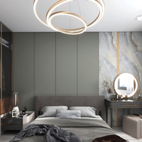Panneaux muraux en PVC sur mesure, haute brillance, styles multiples, faciles à installer, feuilles de marbre UV pour bâtiments commerciaux