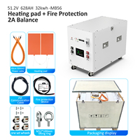 Batteries LiFePO4 Haute Capacité 48V 51.2V 628Ah 32kWh 660Ah 33kWh avec BMS JK V19 pour Stockage d'Énergie Domestique - En Stock en Pologne