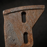Arbre de mélange pour bétonnière Barrel King |   Pièce de rechange résistante à l'usure pour collier 7/8 à double arbre avec extrémité à accouplement cannelé