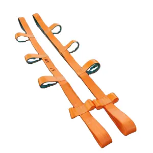 Factory Direct Supply 1ton 2 Ton 3ton 5ton 6ton 8 Ton Platte Singels Glas Lifting Sling/Lifting Sling Riem