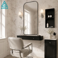 Aménagement intérieur de salon de coiffure écologique de luxe Wabi-Sabi |   Solution clé en main pour la conception de salons de beauté et de spas modernes