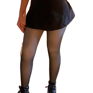 Collant Termici Invernali Felpati per Ragazze dalla Pelle Scura, Taglie Forti, <span class=keywords><strong>Leggings</strong></span> Spessi e Caldi Trasparenti per Donne - Product Image 3