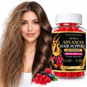 Custom Beauty <b>Gummies</b> with <b>Biotin</b> Collagen and Botanical Nutrients for Hair Skin and Nail Daily Support - Product Image 1