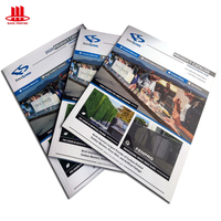 Folleto de tapa blanda de papel a todo color con diseño personalizado, catálogo de revistas, libro de impresión, caja de cartón, impresión offset OEM Hc47b