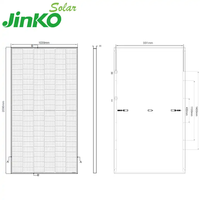 Prix du panneau solaire Jinko 500W 540W 545W 550 Watt 550 W 600W 670W 700W Panneaux solaires photovoltaïques bifaciaux PV