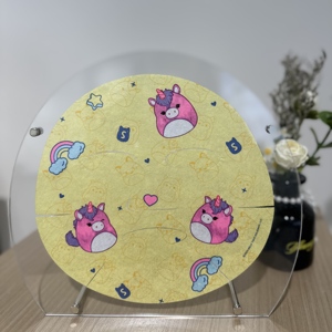 Op maat gemaakte bedrukte paardenvliegenmasker sheet voor kinderen, anime meisje design, aangepaste kleur & logo - Product Image 2