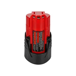 استبدال لأدوات الطاقة Milwaukees M12 C12 B C12 BX 12V 1.5ah 2.0Ah 2.5Ah 3.0Ah