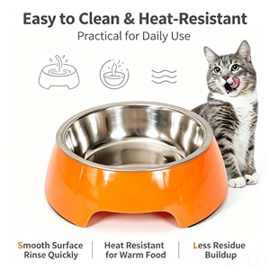 Tazones de Viaje Desmontables de Melamina + Polvo de Imitación de Porcelana, Antideslizantes, Resistentes al Calor, Fáciles de Limpiar, <span class=keywords><strong>para</strong></span> <span class=keywords><strong>Pollos</strong></span> - Product Image 1