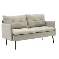 Conjunto de muebles modernos para sala de estar, set de sofás reclinables de tela Art de 2 asientos, cómodos y minimalistas, 404 unidades
