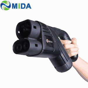 Conector de <span class=keywords><strong>Carga</strong></span> Rápida CCS2 de 200A para Vehículos Eléctricos, <span class=keywords><strong>Tipo</strong></span> <span class=keywords><strong>2</strong></span>, con <span class=keywords><strong>Cable</strong></span> de 5 Metros - Product Image 3