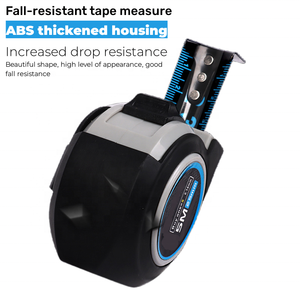 أحدث مصنع للبيع بالجملة 5 أمتار سميكة زرقاء مضيئة مع مسطرة فولاذية مطاطية مضادة للسقوط - Product Image 5