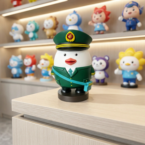 โมเดลของเล่นเป็ดไปรษณีย์การ์ตูนอนิเมะ PVC แบบสั่งทำพิเศษ (OEM) ของสะสมรักษ์โลก ของขวัญตกแต่ง - Product Image 4