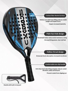 ไม้พายปาเดลคาร์บอนไฟเบอร์แบบ ODM พร้อมโลโก้สั่งทำพิเศษ แกน EVA สำหรับการสั่งซื้อจำนวนมากแบบขายส่ง - Product Image 2