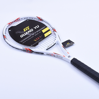 Vente en gros de raquettes de tennis personnalisées de haute qualité entièrement en carbone/graphite raquette de compétition d'entraînement de club professionnel