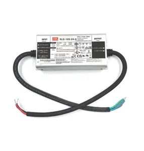 מינוואל XLG-100 100W עמיד למים ספק כוח יציאה אחת 12V 24V זרם קבוע ספק כוח לאור LED