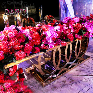 Conjunto de mesa de comedor de cristal transparente de boda proveedor de China - Product Image 4