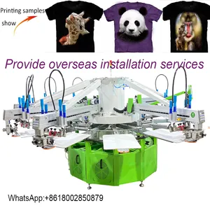 High Accuracy Automatic Cotton Textile Silk Screen Printing Machine Suitable For Different Printing Process