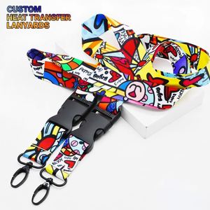 Cordones Personalizados Ecológicos con Transferencia Térmica, Sublimación a Todo Color, Correas de Poliéster para el Cuello, Hebilla de Seguridad para Regalos Promocionales - Product Image 1