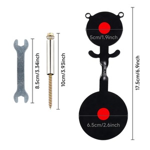 HeavyDuty Dual Round Metal Marker Plate with AutoReset for Outdoor Position Marking Thick Steel Alloy Target - Product Image 2
